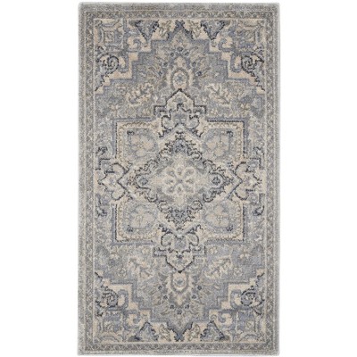 Nourison Home Moroccan Celebration Center Medallion Indoor Area Rug - 2'2" x 3'9" Silver