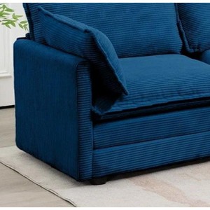 HYLEORY Corduroy Modular Sectional Sofa Couch Accessories - 1 of 4