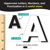FreshCut Crafts Bulletin Board Letters & Numbers, Black & White, 1.5in & 3in, 710 Pieces - 2 of 4