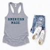 Simply Sage Market American Made Varsity Racerback Tank - 3 of 4