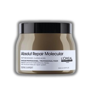 L'oreal Paris Absolut Repair Molecular Professional Mask (16.9 oz XXL) Ultra lightweight formula | Ideal for damaged hair - 1 of 2