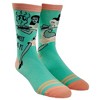 Crazy Dog T-Shirts Women's Sweet As Pi Socks Funny Math Nerd 3.14 Novelty Dessert Kitchen Graphic Footwear - 2 of 4