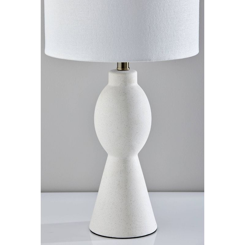 Naomi Table Lamp Speckled Ceramic White - Adesso, 3 of 6