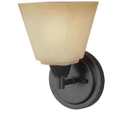 Generation Lighting Parkfield 1 light Flemish Bronze Wall Bath Fixture 4113001-845