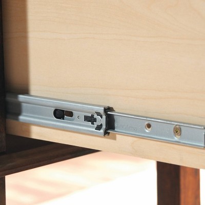 Curado Cherry Spacious Home Office Desk with File Storage