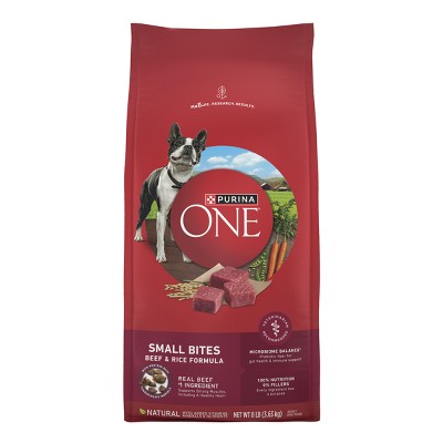 Purina ONE SmartBlend Small Bites Beef & Rice Formula Adult Dry Dog Food