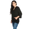 24seven Comfort Apparel Womens Trendy Oversized Fashion Hoodie Top - 2 of 4