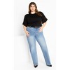 CITY CHIC | Women's Plus Size  Kiki Top - black - 12 Plus - 2 of 4