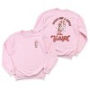 Simply Sage Market Women's Graphic Sweatshirt A Little Twisted Candy Cane Front and Back - 2 of 4