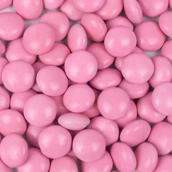 1 lb Pink Candy Milk Chocolate Minis by Just Candy (approx. 500 Pcs)