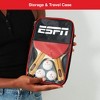 ESPN Ping Pong Paddles (Set of 2) and 3 Star Ping Pong Balls (Set of 3) with Travel Case – (ES-PP215.EXv24) - image 3 of 4