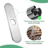 Unique Bargains 304 Stainless Steel Rust Corrosion Resistant Faucet Escutcheons 1 Pc - 4 of 4