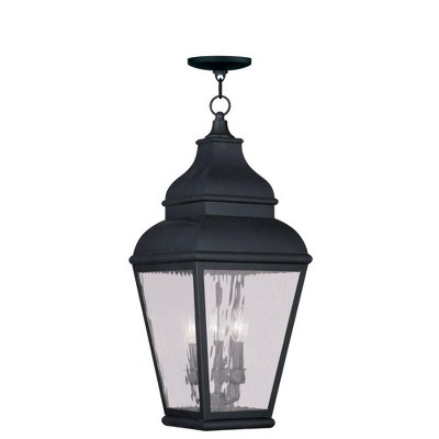 Livex Lighting Exeter 3 - Light Pendant in  Black