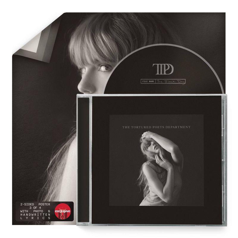 Taylor Swift - The Tortured Poets Department + Bonus Track &#8220;The Black Dog&#8221; (Target Exclusive, CD), 1 of 8