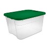 Sterilite 66qt Box - Red Tint with Red Lid and Green Latches – Target  Inventory Checker – BrickSeek
