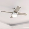 Hunter Dempsey 44" Lighted Ceiling Fan Brushed Nickel Finish with Integrated LED and Handheld Control - 2 of 4