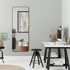 Americanflat - 21x58 Framed Rectangular Mirror with Metallic Accent for Bedroom Living Room Bathroom - 3 of 4
