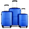 3 Piece Hardside Luggage Set with 360° Spinner Wheels, TSA Lock, Expandable 20"/24"/28", Lightweight Durable Suitcases with Corner Protection - 4 of 4