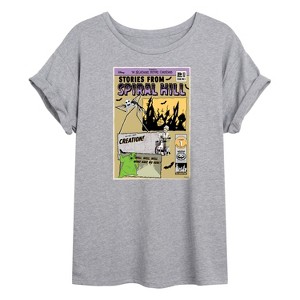 Women's - Disney - The Nightmare Before Christmas Oversized Graphic T-Shirt - 1 of 4
