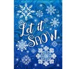 Briarwood Lane Winter Double Sided Garden Flag 12x18 For Outdoor Let It Snow Snowflakes For Winter Garden Flag Flags For Outside - 3 of 4