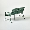 Slat Metal Outdoor Patio Loveseat - Green - Hearth & Hand™ with Magnolia - 4 of 4