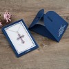 Anna-Kaci Purple Lavender Rhinestone Celtic Cross Necklace with Message Card & Envelope Jewelry Gift - 4 of 4