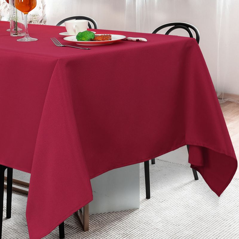 PiccoCasa Square Wedding Picnic Wrinkle Dining Table Cover 1Pc, 3 of 4