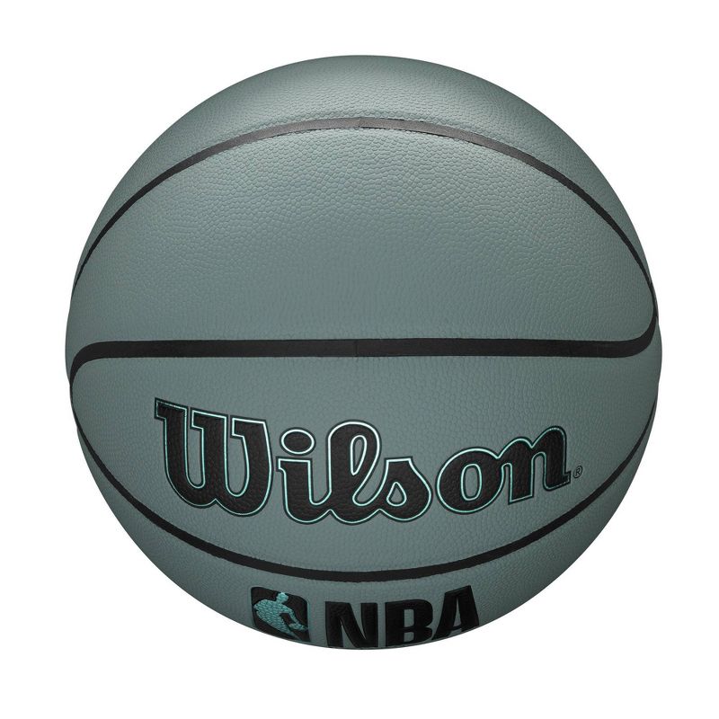 Wilson NBA Forge 29.5&#34; Basketball - Blue Gray, 5 of 12