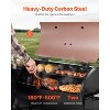 VEVOR Wood Pellet Grill Smoker, 8 in 1 BBQ Grills for Outdoor Cooking, 456 Square Inches Cook Area Electric Grill, 500°F Max Temperature, Black - 3 of 4