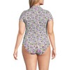 Lands' End Women's Short Sleeve Pique Johnny Collar UPF 50 Rash Guard - 2 of 3