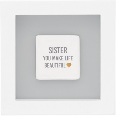 Pavilion Gift Company - Sister - 4.75" Plaque - Wall Sign Panels