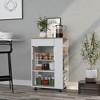 Kitchen Cart with Two Open Shelves, One Rack and One Drawer - 2 of 4