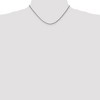 Black Bow Jewelry 1.8mm, 14k White Gold, Diamond Cut Solid Spiga Chain Necklace - 2 of 4