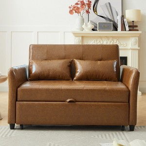 Whisen 51.57" Adjustable Sleeper Chair with 3 USB Ports - 1 of 4