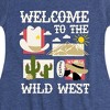 Girls' - Instant Message - Welcome To The Wild West Fit & Flair Cap Sleeve Graphic Dress - 2 of 4