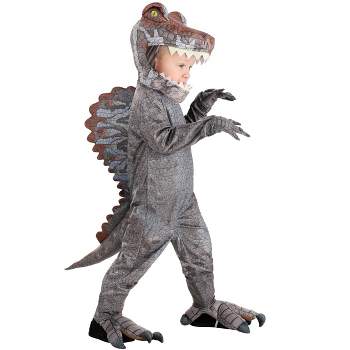 HalloweenCostumes.com 2T   Toddler Spinosaurus Costume Dinosaur Outfit., Gray