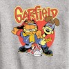 Boys' - Garfield - Garf And Odie Logo Graphic Long Sleeve Fleece Sweatshirt - 2 of 4