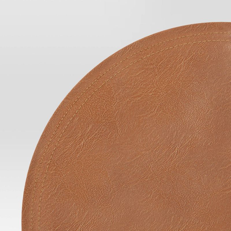 Faux Leather Decorative Charger - Threshold™, 5 of 9