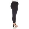 Plus Size Super Soft Elastic Waistband Scuba Pants - 2 of 4