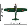 COBI Historical Collection WWII KAWASAKI KI-61-I HYEN (TONY) Plane - 4 of 4