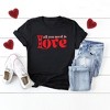 Simply Sage Market Women's All You Need Is Love Hearts Short Sleeve Graphic Tee - 3 of 3