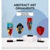 NotArt European Elegance Abstract Face Resin Craft - Living Room Wine Cabinet Decorative Art Piece - 2 of 4