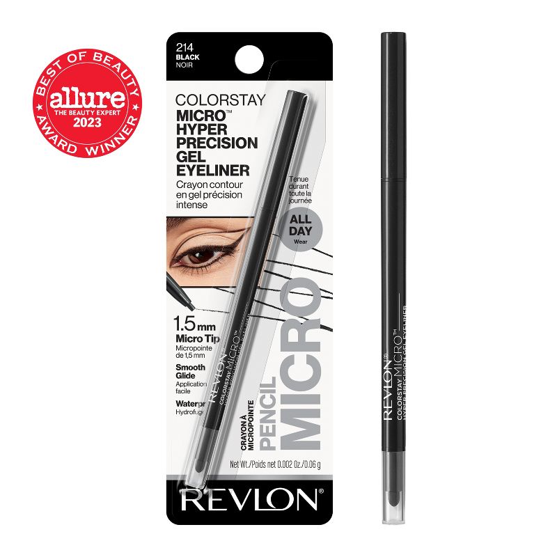 Revlon ColorStay Micro Hyper Precision Gel Eyeliner - .002oz, 4 of 13