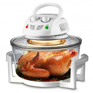 NutriChef Countertop Oven Air Fryer - Kitchen Convection Cooker for Healthy Food Cooking & Air-Frying with Adjustable Time & Temp - 1 of 4