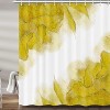 LunaLulinlk Yellow and Gold Marble Shower Curtain - 2 of 4