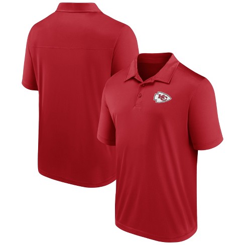 Nfl Kansas City Chiefs Men's Shoestring Catch Polo T-shirt : Target