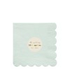 Meri Meri Large Mint Sorbet Paper Napkins (Pack of 20) - 2 of 2