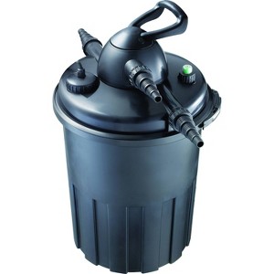 Alpine Corporation Supreme Filter with 24W Bulb Black: Outdoor Pond Water Cleaning System, Multi-Stage Bio-Pure Pressure - 1 of 4