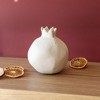 Decorative Pomegranate Cream Paper Mache by Foreside Home & Garden - 2 of 4