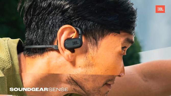 JBL Soundgear Sense True Wireless Bluetooth Open-Ear Headphones, 2 of 10, play video